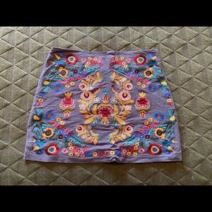 Entro Embroidered Skirt